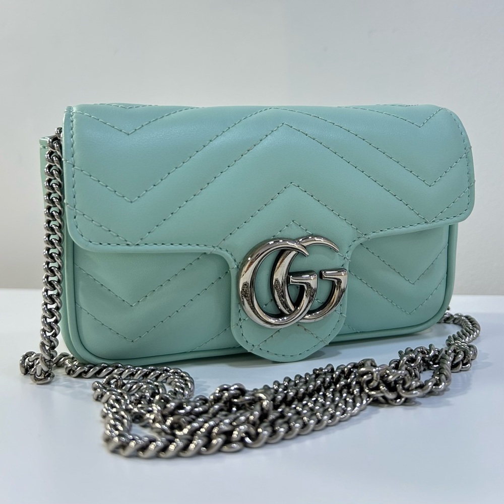 Gucci Super Mini Marmont Matelasse Shoulder Bag